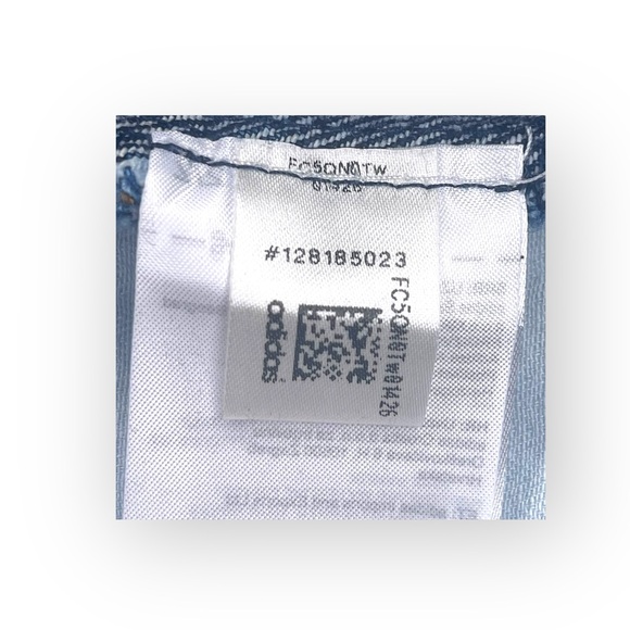 VHTF: new adidas originals x Ivy Park ᯾ Beyoncé Denim Mini Skirt ᯾ Dark Stripe M - Picture 14 of 17